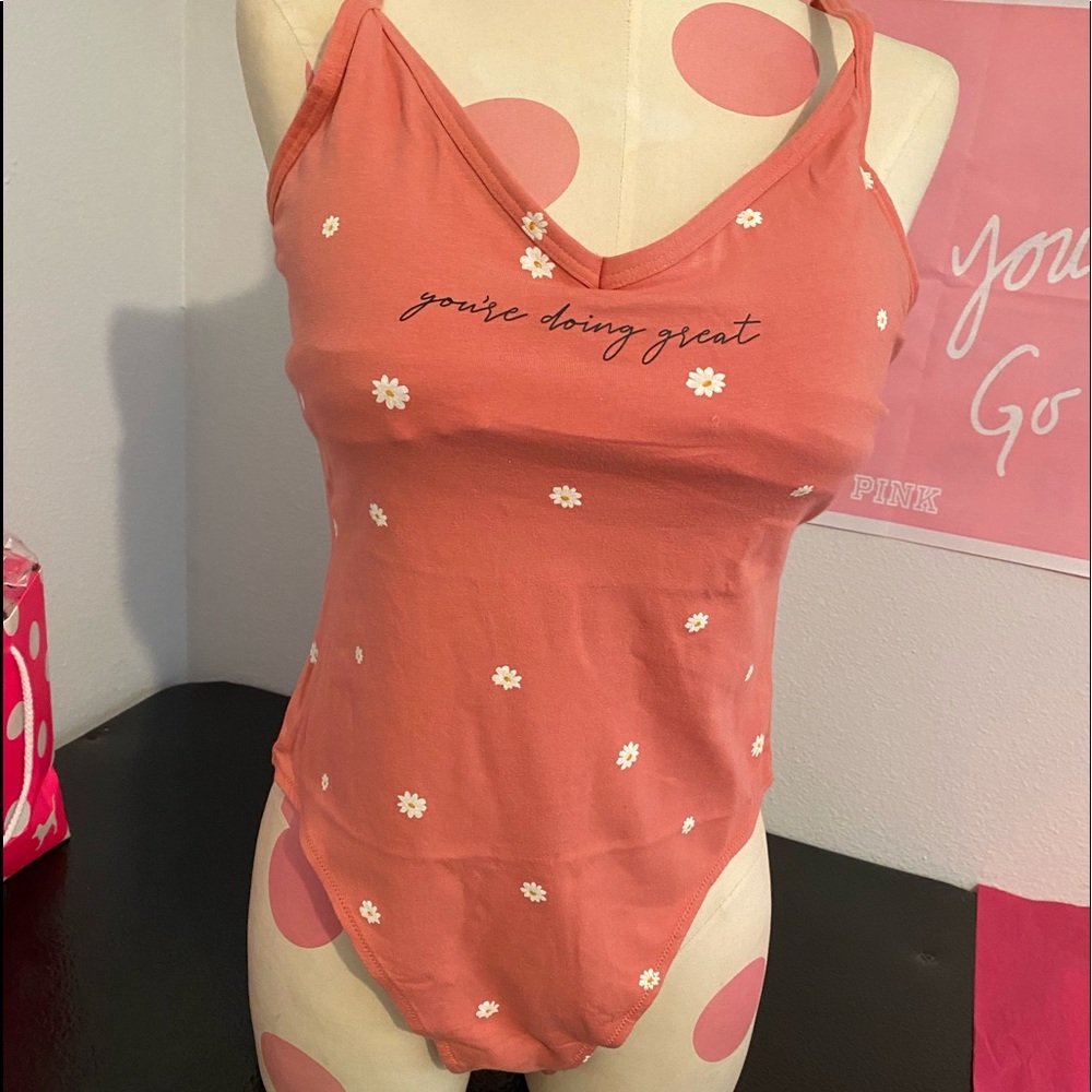 Victoria’s Secret PINK Bodysuit Size L NWT